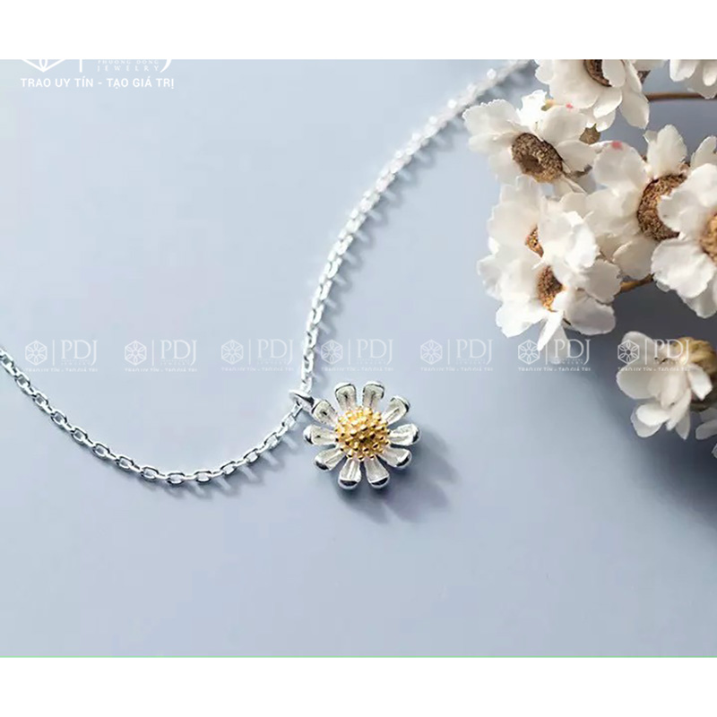 Lắc Tay Cúc Họa Mi Bạc M98
