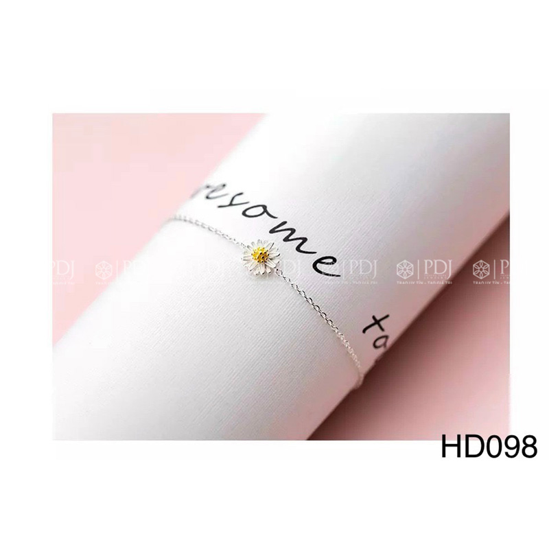 Lắc Tay Cúc Họa Mi Bạc M98
